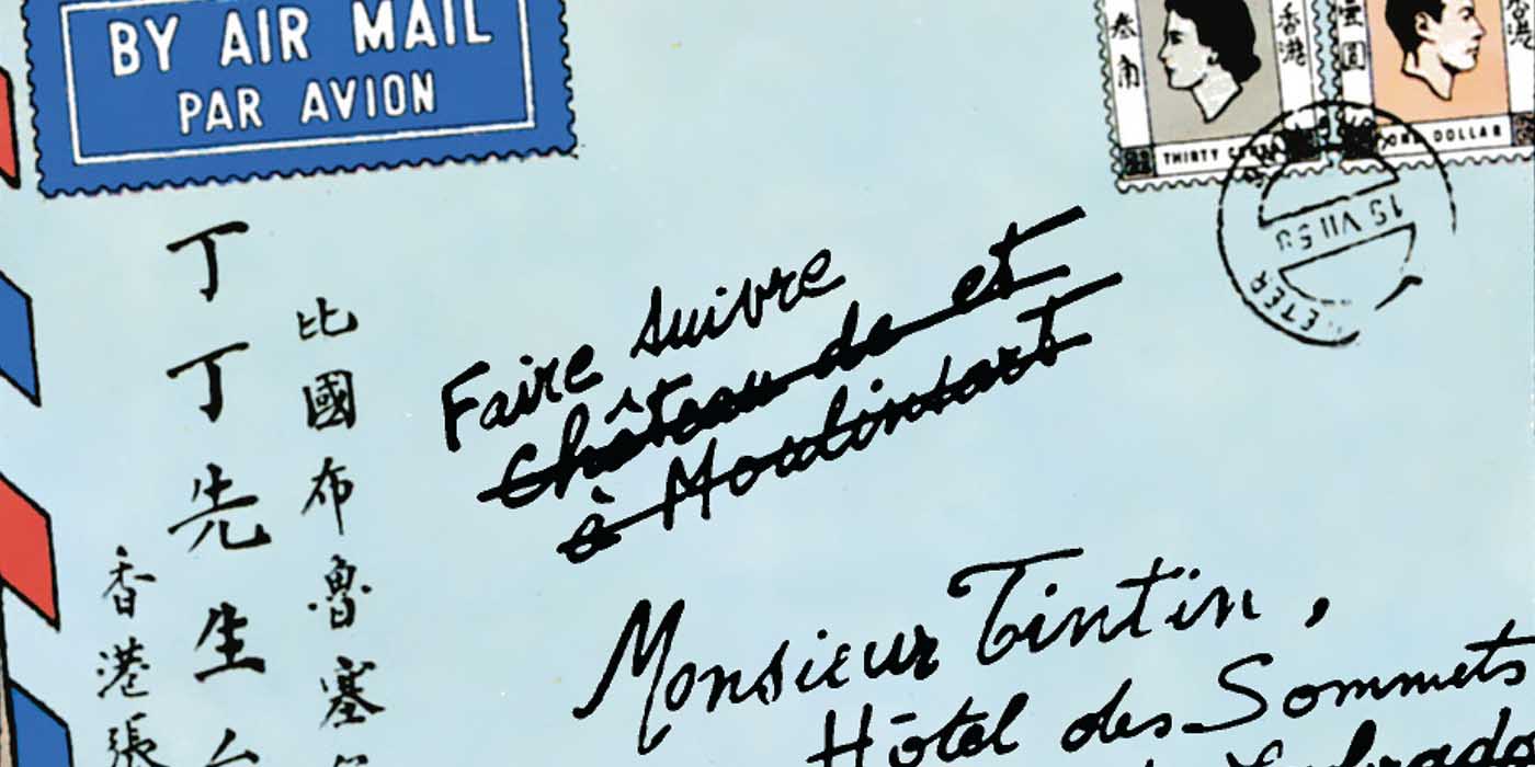 Tintin et le courrier, une affaire explosive !